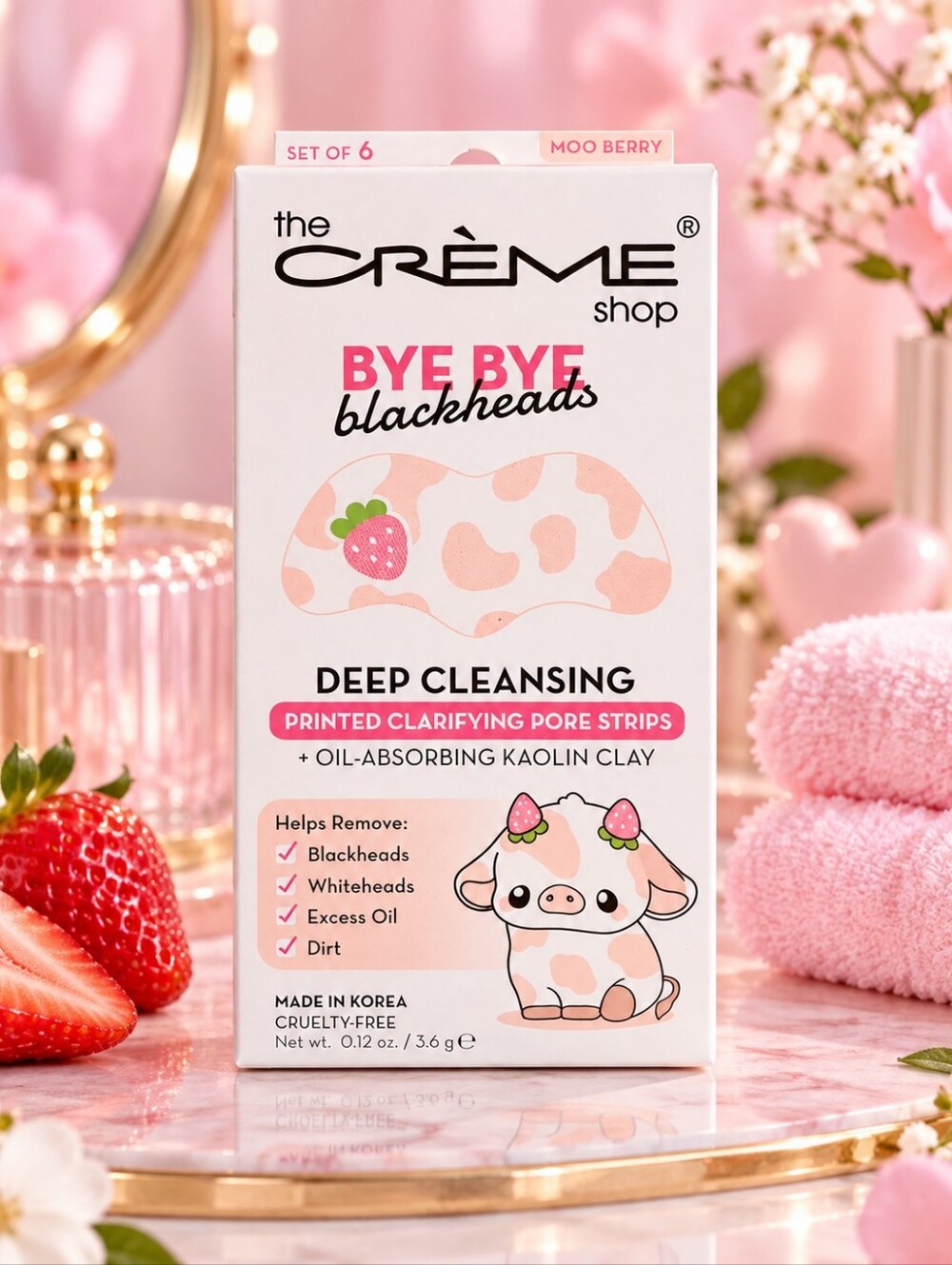 The Crème Shop Bye Bye Blackheads Deep Cleansing Pore Strips